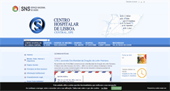 Desktop Screenshot of chlc.min-saude.pt